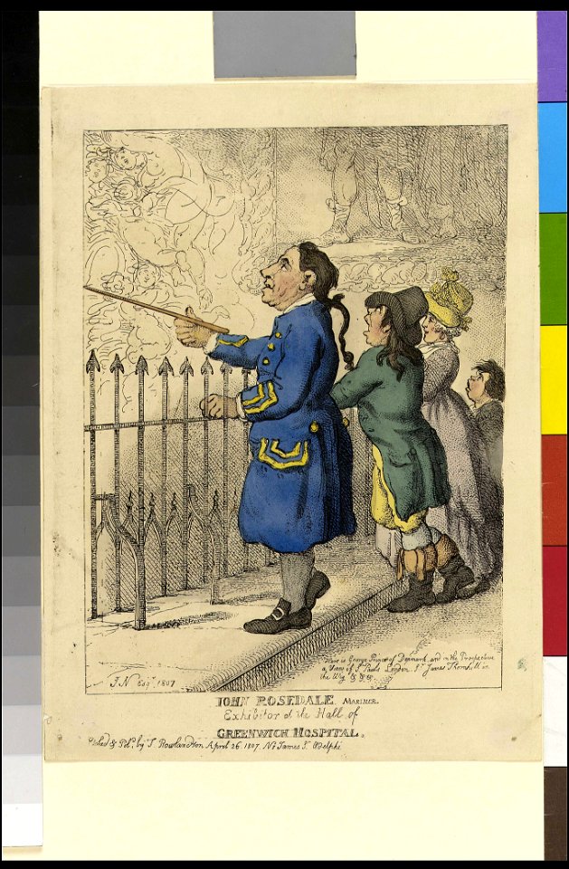 John Rosedale Mariner. Exhibitor at the Hall of Greenwich Hospital RMG PY3321