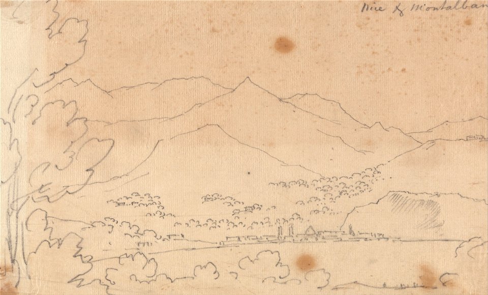 John Robert Cozens - Nice of Montalban - Google Art Project