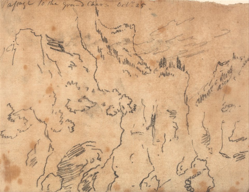 John Robert Cozens - Passage to the Grand Chartreuse, October 25 - Google Art Project