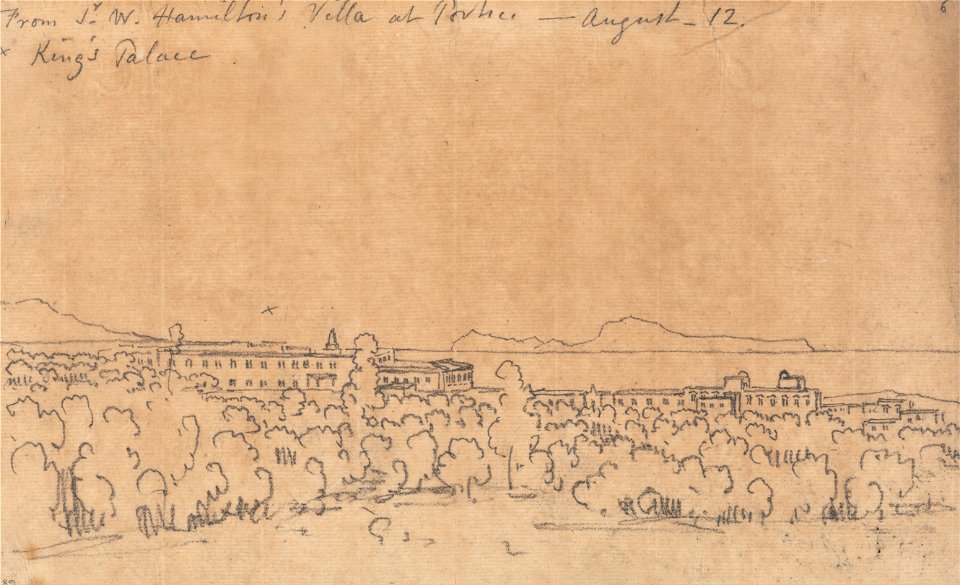 John Robert Cozens - From Sir W. Hamilton's Villa at Portici, August 12 - Google Art Project