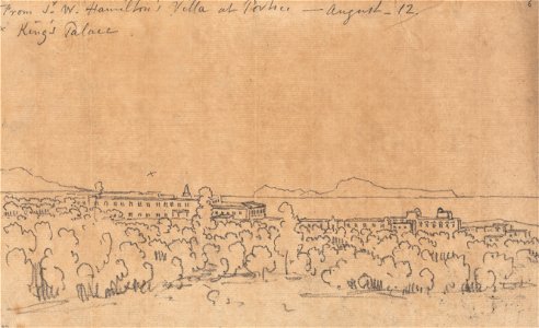 John Robert Cozens - From Sir W. Hamilton's Villa at Portici, August 12 - Google Art Project