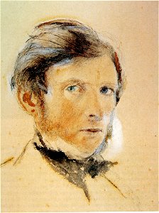 John Ruskin self portrait 1861
