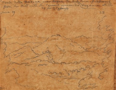 John Robert Cozens - Monet della Madonna near Arquà, June 19 - Google Art Project