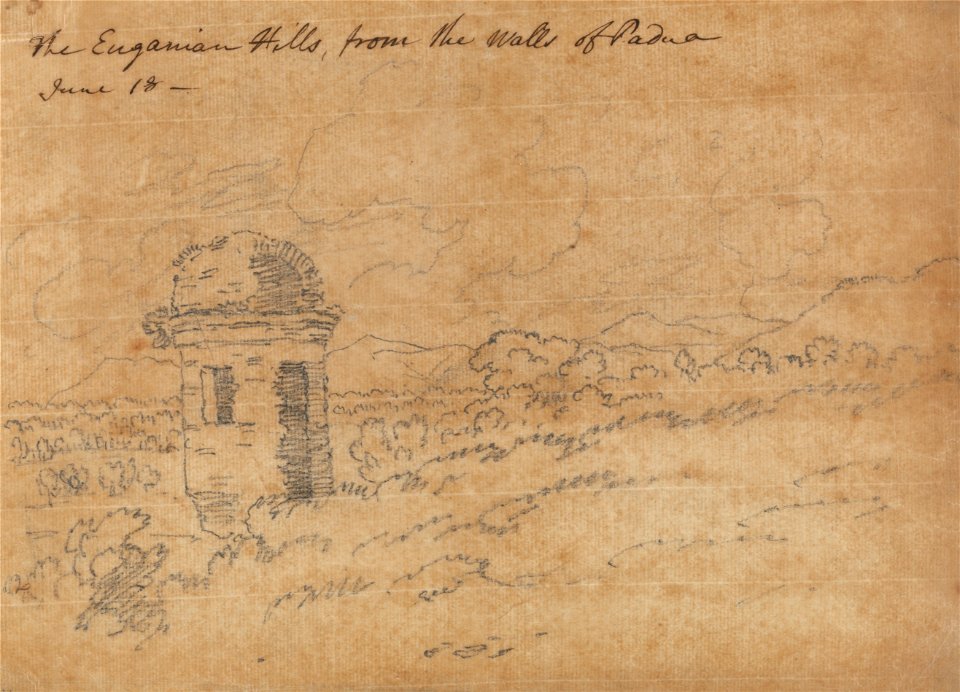 John Robert Cozens - The Euganean Hills - Google Art Project