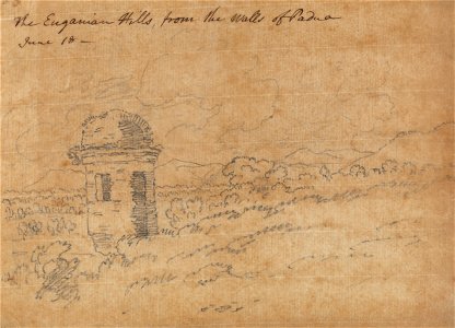 John Robert Cozens - The Euganean Hills - Google Art Project