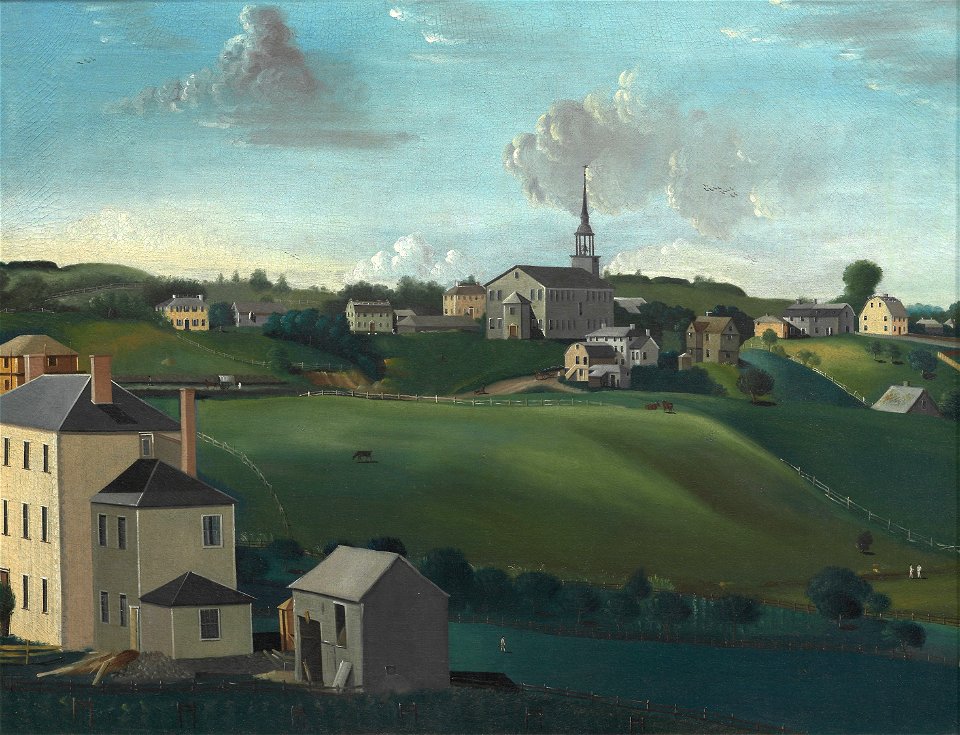 John Ritto Penniman - Meetinghouse Hill, Roxbury, Massachusetts - 1979.1461 - Art Institute of Chicago