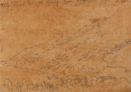 John Robert Cozens - The Coast Towards Amalfi from Vietri, September 19 - Google Art Project