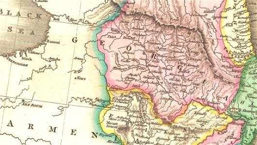 John Pinkerton. Map of Persia. 1818.B