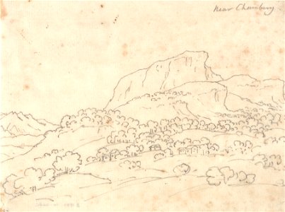 John Robert Cozens - Near Chamberg - Google Art Project