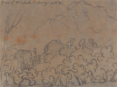John Robert Cozens - Near St. Michele, Savoy, October 21 - Google Art Project