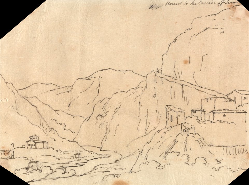 John Robert Cozens - Ascent to the Cascade of Terni - Google Art Project
