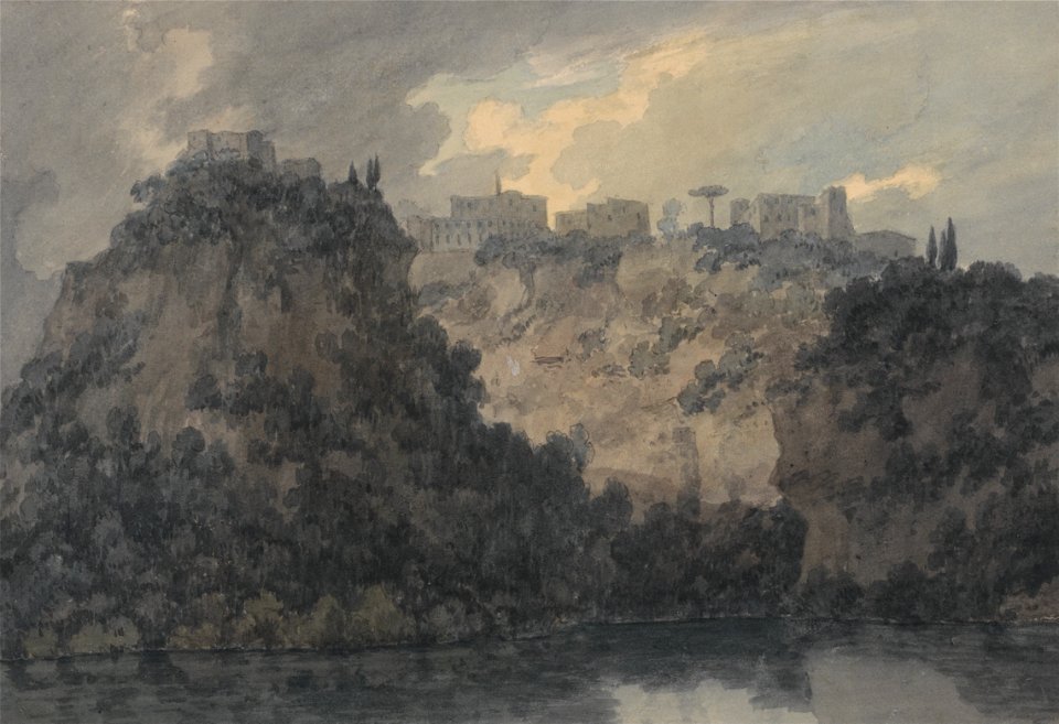 John Robert Cozens - On the Lake of Nemi - Google Art Project