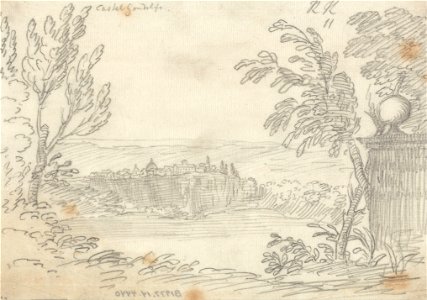 John Robert Cozens - Castel Gandolfo - Google Art Project