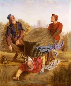 John S. Clifton - Buck Washing on Datchet Mead from 'The Merry Wives of Windsor,' III, v - Google Art Project