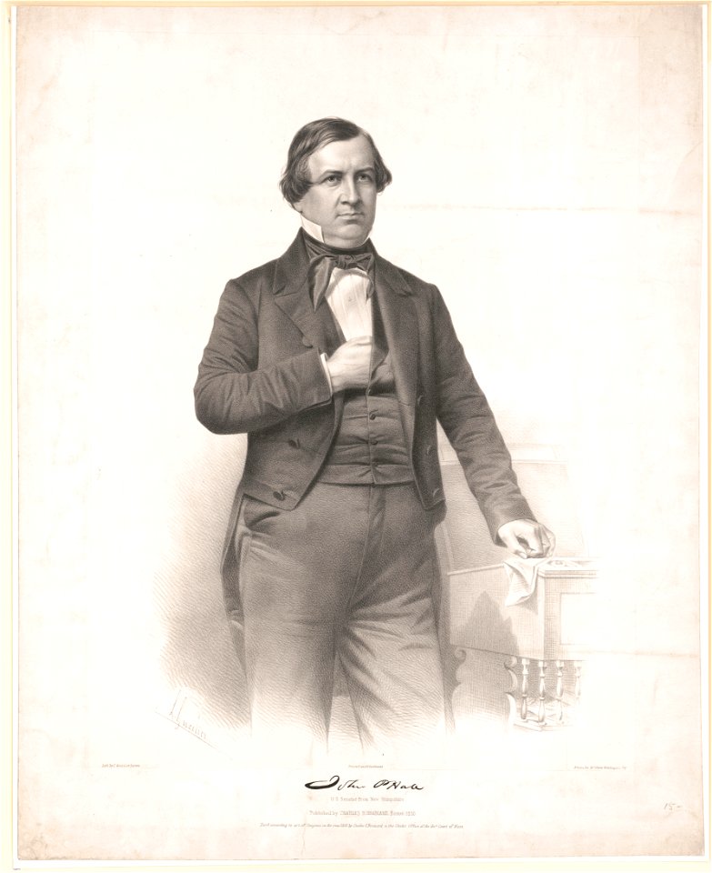 John P. Hale, U.S. senator from New Hampshire - L. Grozelier ; lith. by L. Grozelier Boston ; photo. by McClees Washington City. LCCN2003688864