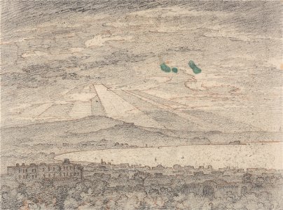 John Robert Cozens - Naples from Sir William Hamilton's Villa, Portici - Google Art Project