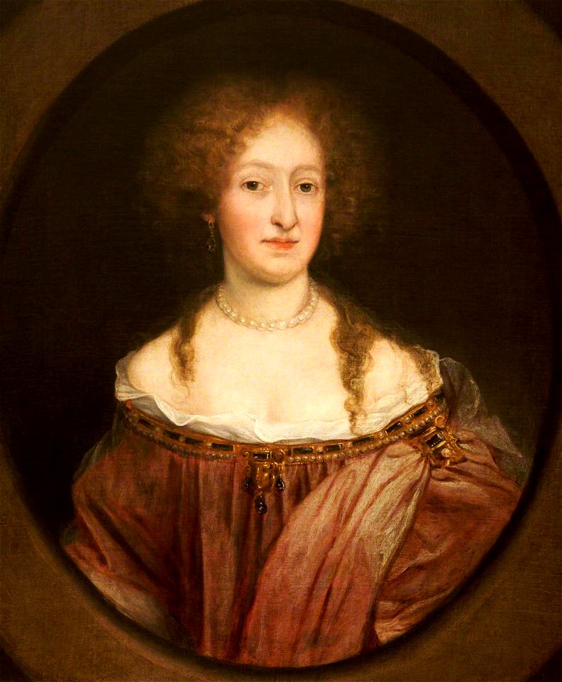 John Michael Wright (1617-1694) - Francisca Posthuma Legh (b.1639-1640), Lady (Richard) Brooke - 499970 - National Trust