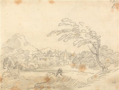 John Robert Cozens - Distant View of an Imaginary City - Google Art Project