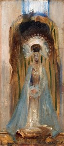 John Singer Sargent - A Spanish Madonna - P27w2 - Isabella Stewart Gardner Museum. Free illustration for personal and commercial use.