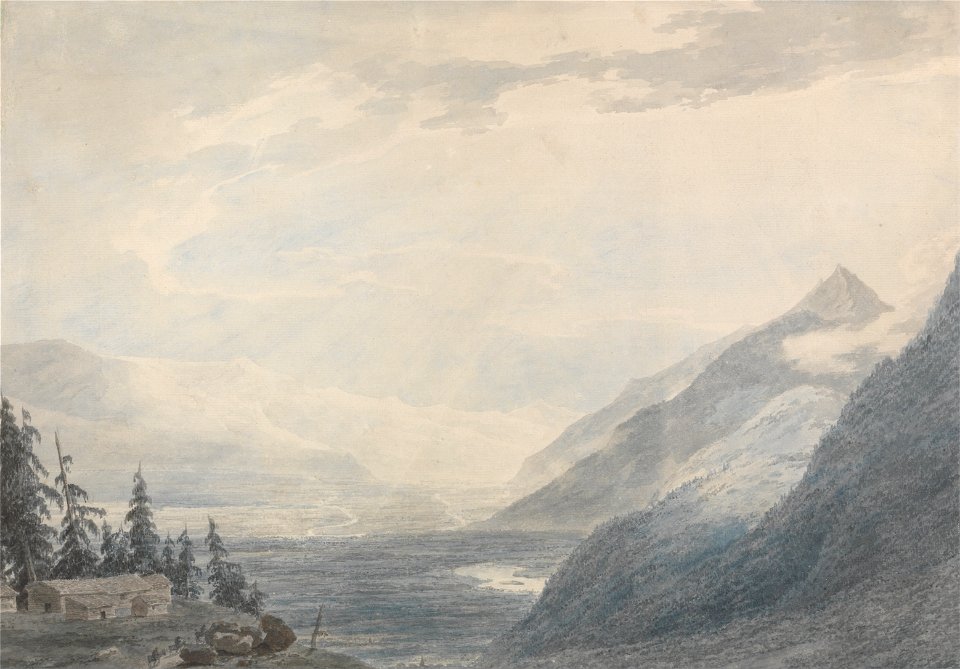 John Robert Cozens - The Pays de Valais - Google Art Project