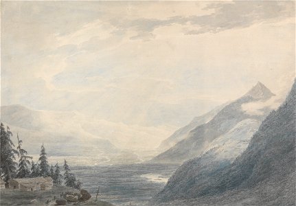 John Robert Cozens - The Pays de Valais - Google Art Project