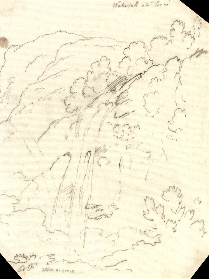 John Robert Cozens - Waterfall at Terni - Google Art Project