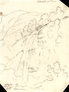 John Robert Cozens - Waterfall at Terni - Google Art Project