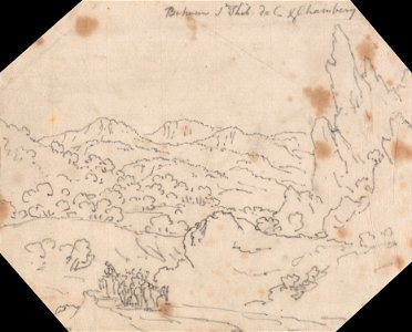 John Robert Cozens - Between Saint-Thibaud-de-Couz and Chambery - Google Art Project (2375315)