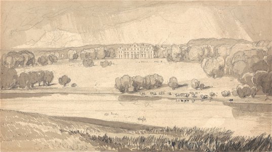 John Sell Cotman - Raynham Hall, Norfolk - Google Art Project