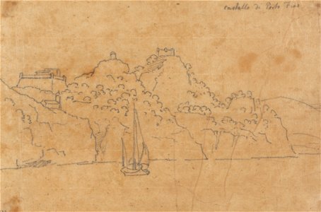 John Robert Cozens - Castello di Portofino - Google Art Project
