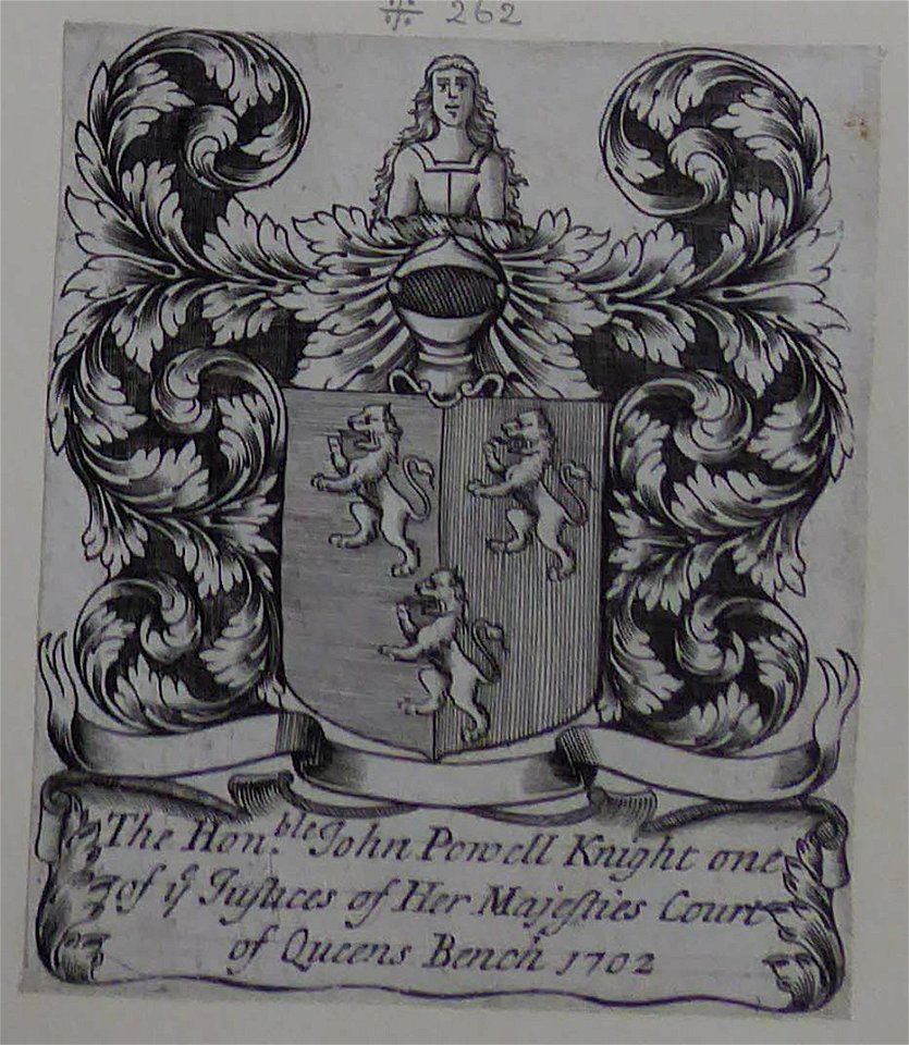 John Powell (1645-1713) bookplate