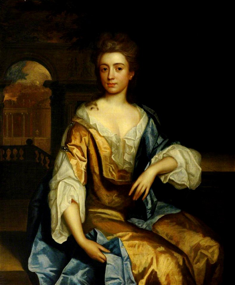 John Riley (1646-1691) (follower of) - Elizabeth Gunter (b.1669), Mrs Nicholas Starkie - 201467 - National Trust