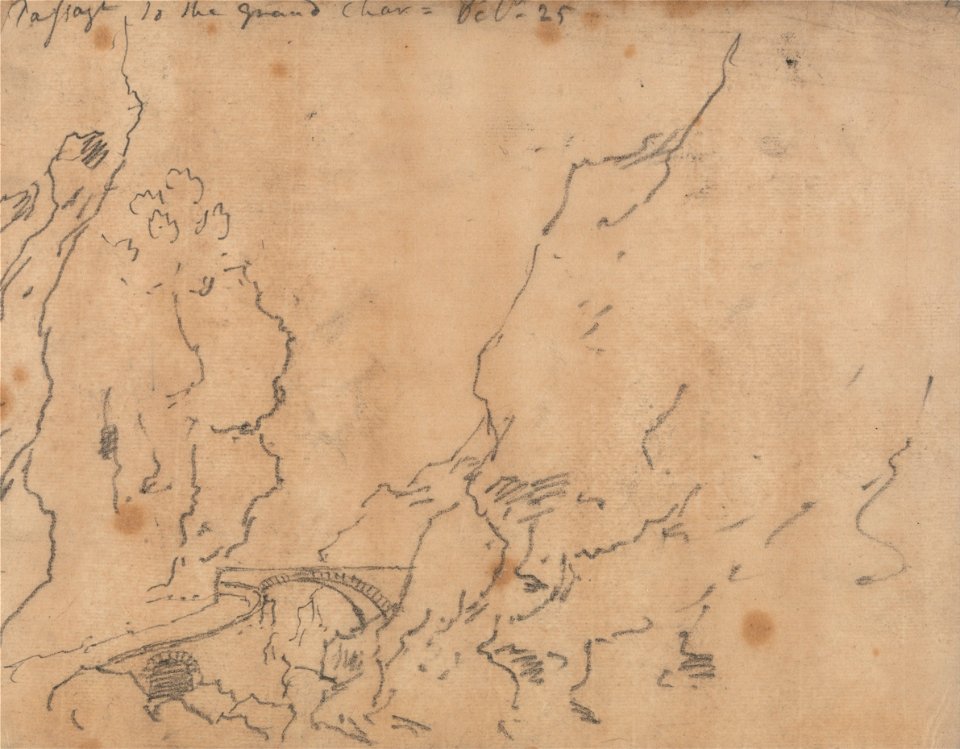 John Robert Cozens - Passage to the Grand Chartreuse - Google Art Project