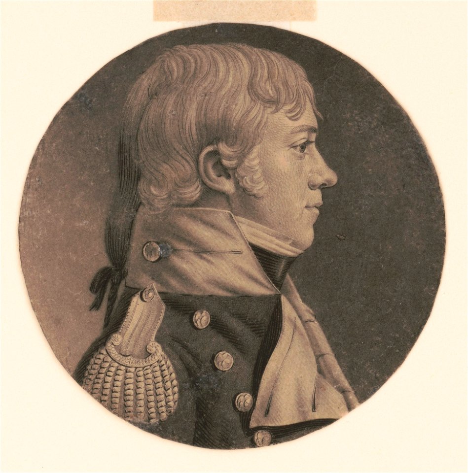 John Roger Fenwick, head-and-shoulders portrait, right profile LCCN2007676866, Charles Balthazar Julien Févret de Saint-Mémin, 1806