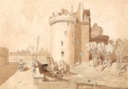 John Sell Cotman - Castle at Alencon - Google Art Project