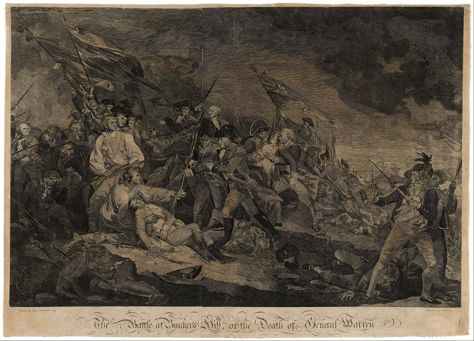 John Norman - The Battle at Bunker's Hill, or The Death of General Warren - Google Art Project