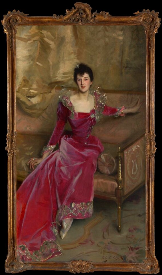 John Singer Sargent - Mrs Hugh Hammersley (Mary Frances Grant) - Inlån JSS 522-09 - Nationalmuseum