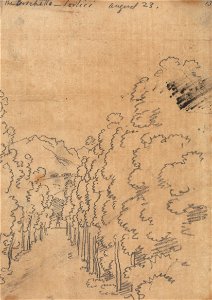John Robert Cozens - The Boschetto, Portici, August 23 - Google Art Project