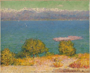 John Russell - Landscape, Antibes (The Bay of Nice) - Google Art Project