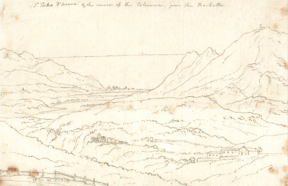John Robert Cozens - San Pier d'Arena - Google Art Project