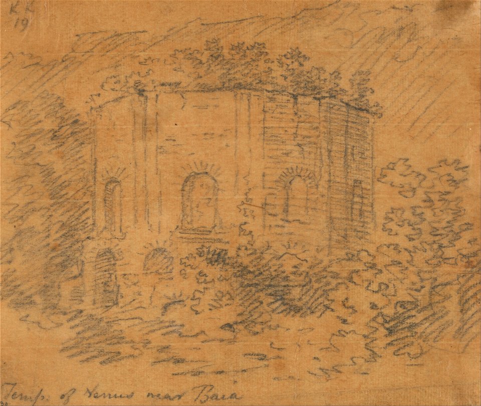 John Robert Cozens - Temple of Venus near Baia - Google Art Project