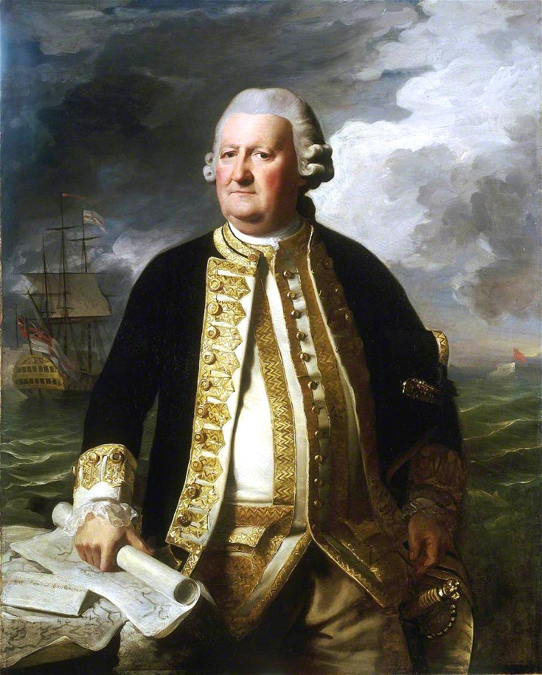 John Singleton Copley (1738-1815) - Admiral Clark Gayton (1712–c.1785) - BHC2705 - Royal Museums Greenwich