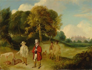 John R. Wildman - J.M.W. Turner and Walter Fawkes at Farnley Hall - Google Art Project