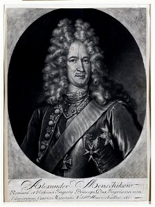 John Simon, Portrait of Alexander Menshikov, Hermitage Museum ERG-14498