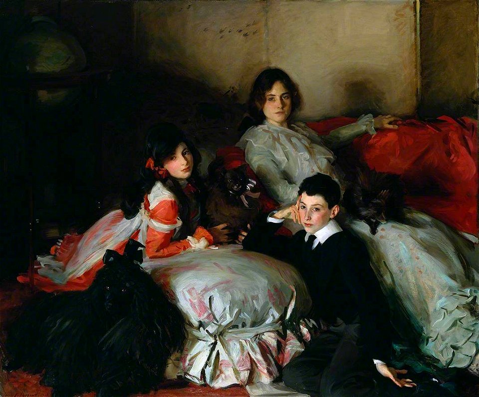 John Singer Sargent (1856-1925) - Essie, Ruby and Ferdinand, Children of Asher Wertheimer - N03711 - National Gallery