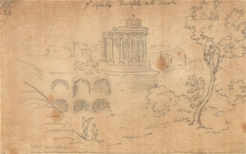 John Robert Cozens - Ye Sybil's Temple at Tivoli - Google Art Project