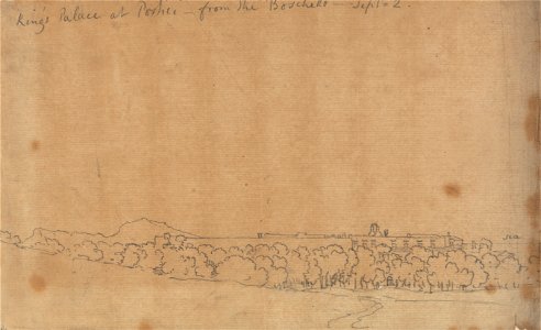 John Robert Cozens - King's Palace at Portici from the Boschetto, September 2 - Google Art Project