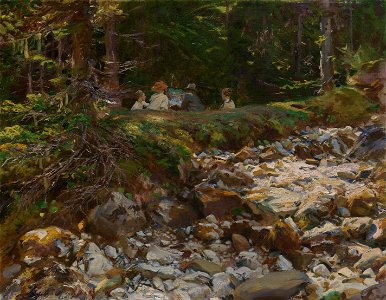 John Singer Sargent - The Master and His Pupils - Google Art Project