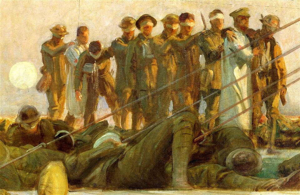 John Singer Sargent - Gassed - Detail