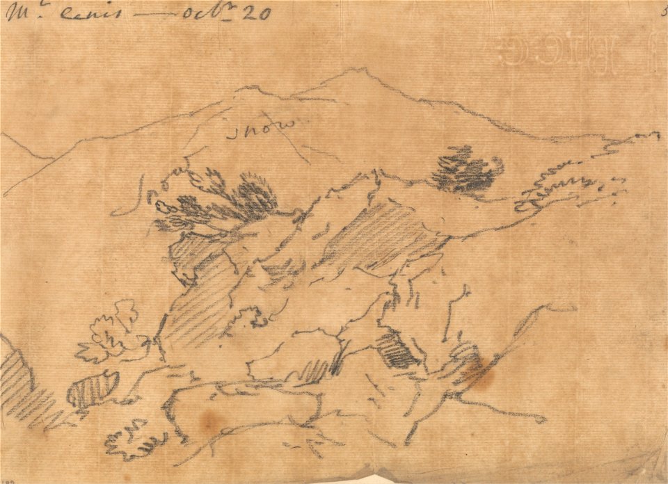 John Robert Cozens - Mont Cenis, October 20 - Google Art Project (2374198)